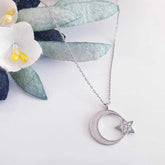 Collier pour femme en forme d'étoile en argent